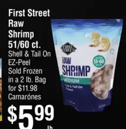 Smart & Final First Street Raw Shrimp 51/60 ct offer