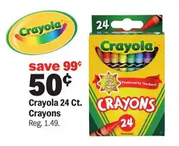 Meijer Crayola 24 Ct. Crayons offer