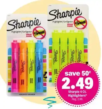 Meijer Sharpie 4 Ct. Highlighters offer