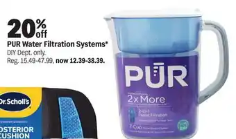 Meijer PUR Water Filtration Systems offer