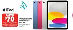 Meijer Apple iPad A16 offer