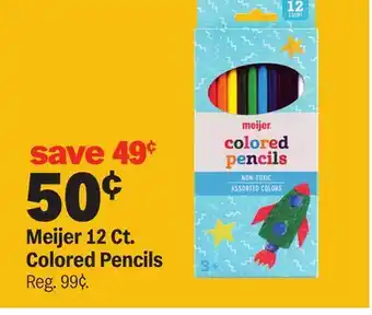 Meijer Meijer 12 Ct. Colored Pencils offer