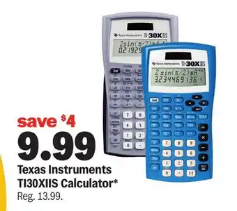 Meijer Texas Instruments TI30XIIS Calculator offer