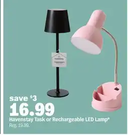 Meijer Havenstay Task or Rechargeable LED Lamp offer