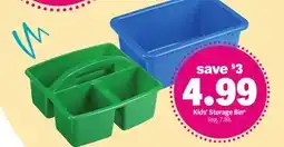 Meijer Kids' Storage Bin offer