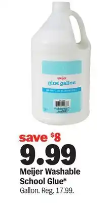 Meijer Meijer Washable School Glue offer