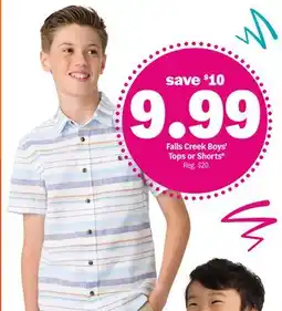 Meijer Falls Creek Boys' Tops or Shorts offer