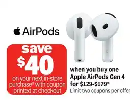 Meijer Apple AirPods offer