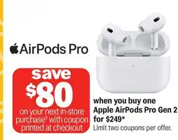 Meijer Apple AirPods Pro Gen 2 offer