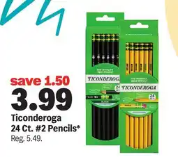 Meijer Ticonderoga 24 Ct. #2 Pencils offer