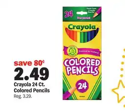 Meijer Crayola 24 Ct. Colored Pencils offer