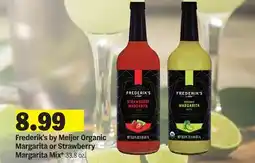Meijer Frederik's by Meijer Organic Margarita or Strawberry Margarita Mix offer