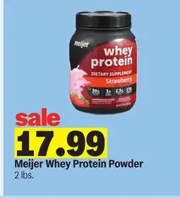 Meijer Meijer Whey Protein Powder offer