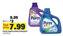 Meijer Purex Liquid Laundry Detergent offer