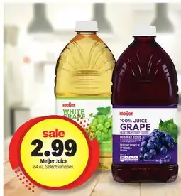 Meijer Meijer Juice offer