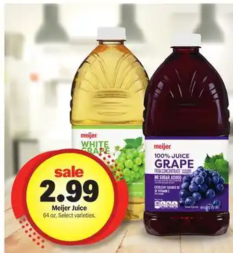 Meijer Meijer Juice offer