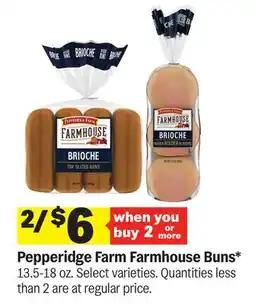 Meijer Pepperidge Farm Farmhouse Buns offer