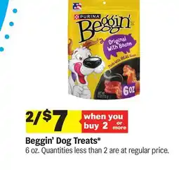 Meijer Beggin' Dog Treats offer
