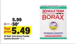 Meijer 20 Mule Team Borax Powder Laundry Booster offer