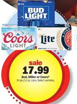 Meijer Bud, Miller or Coors offer