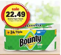 Meijer Bounty Paper Towels offer