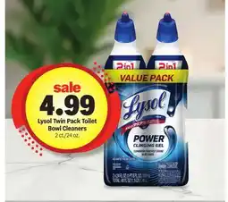 Meijer Lysol Twin Pack Toilet Bowl Cleaners offer