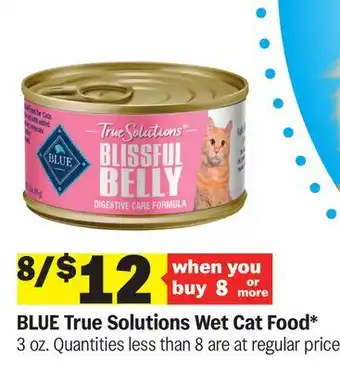Meijer BLUE True Solutions Wet Cat Food offer