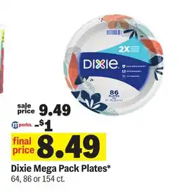 Meijer Dixie Mega Pack Plates offer