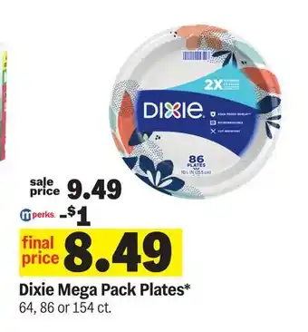 Meijer Dixie Mega Pack Plates offer