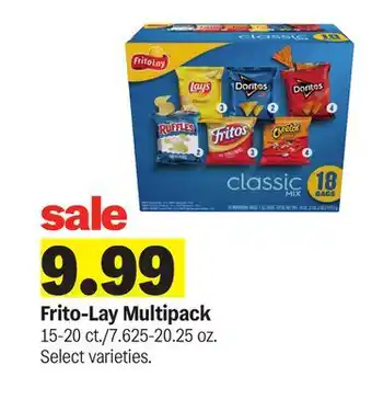 Meijer Frito-Lay Multipack offer