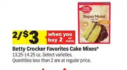 Meijer Betty Crocker Favorites Cake Mixes offer