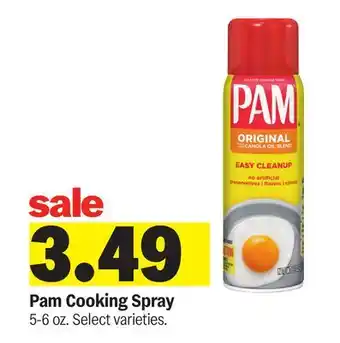 Meijer Pam Cooking Spray offer