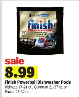 Meijer Finish Powerball Dishwasher Pods offer