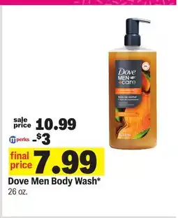 Meijer Dove Men Body Wash offer