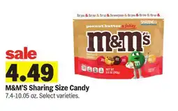 Meijer M&M'S Sharing Size Candy offer