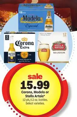 Meijer Corona, Modelo or Stella Artois offer