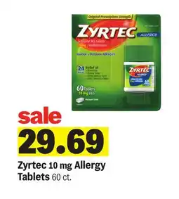Meijer Zyrtec 10 mg Allergy Tablets offer