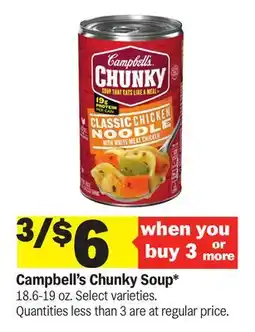 Meijer Campbell's Chunky Soup offer
