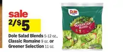 Meijer Dole Salad Blends 5-12 oz., Classic Romaine 9 oz. or Greener Selection 11 oz offer
