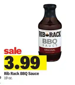 Meijer Rib Rack BBQ Sauce offer
