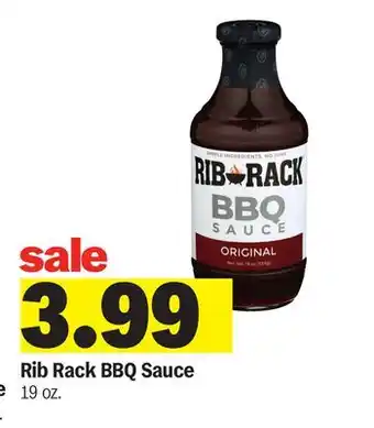 Meijer Rib Rack BBQ Sauce offer