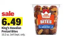 Meijer King's Hawaiian Pretzel Bites offer