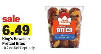 Meijer King's Hawaiian Pretzel Bites offer
