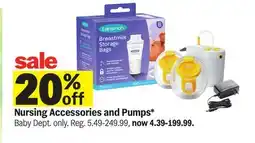 Meijer Nursing Accessories and Pumps offer