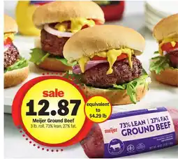 Meijer Meijer Ground Beef offer