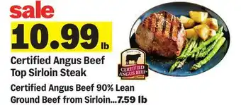 Meijer Certified Angus Beef Top Sirloin Steak offer