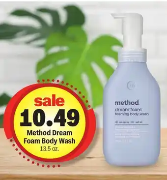 Meijer Method Dream Foam Body Wash offer