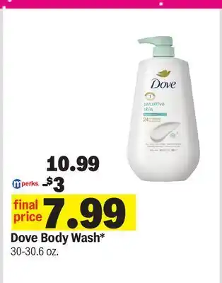 Meijer Dove Body Wash offer