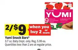 Meijer Yumi Snack Bars offer