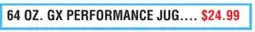 Dunham's Sports 64 OZ. GX PERFORMANCE JUG offer